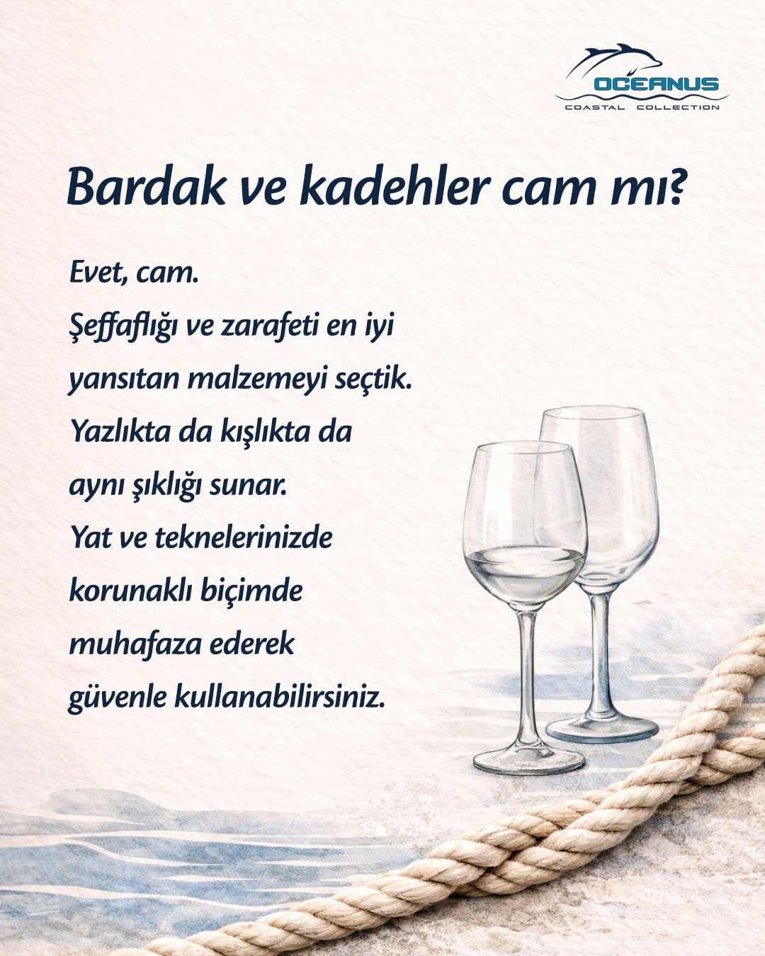 Oceanus el yapımı deniz temalı sofra tasarımları